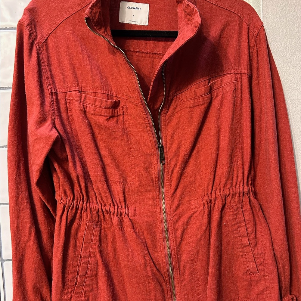 Old Navy Women's Utility Jacket in Red